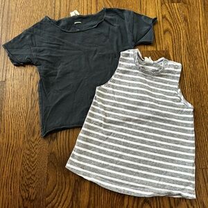 Gray Label tshirt and tank top bundle, size 9-12M